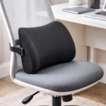 cojin lumbar para escritorio pequeño en silla de oficina